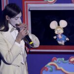 lucio corsi con topo gigio a Sanrmeo 2025