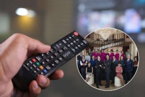 telecomando in mano e cast il paradiso
