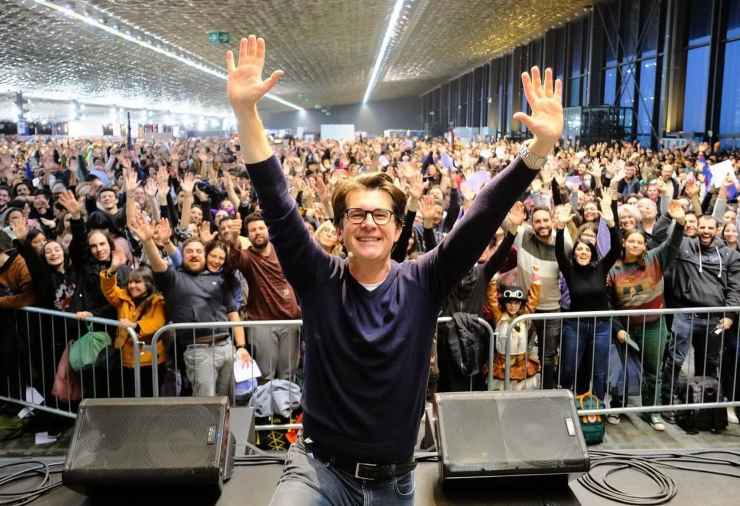 Giovanni Muciaccia durante un evento