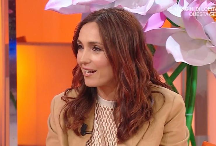 Caterina Balivo negli studi di La volta buona