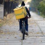 rider in bicicletta